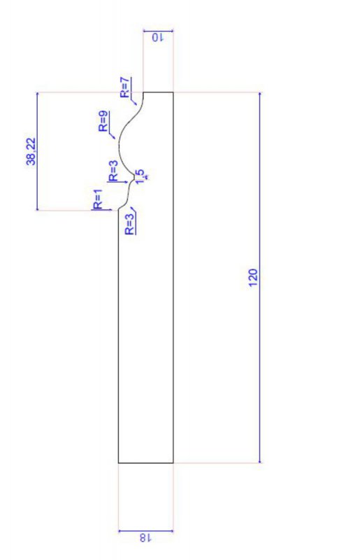 Sierplint MDF PRIME 15x120mm
