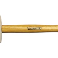 Rubber hamer hickory steel - wit 448 g