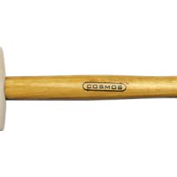 Rubber hamer hickory steel - wit 672 g