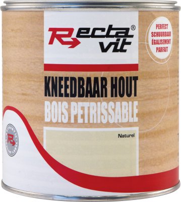 Rectavit kneedbaar hout  naturel 750 ml