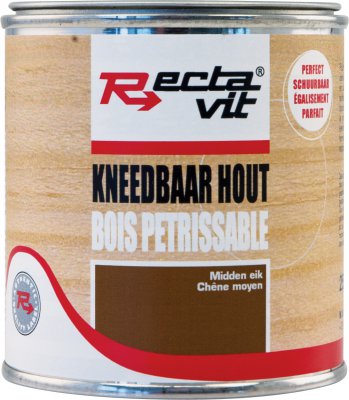 Rectavit kneedbaar hout  midden eik 250 ml