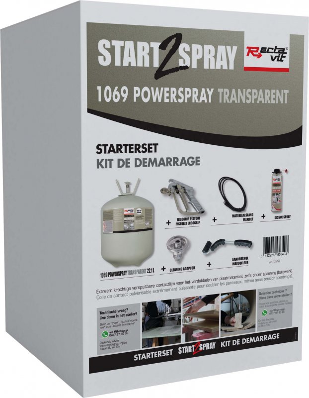 Rectavit Spuitlijmen 1069 powerspray start2spray 22,5 l