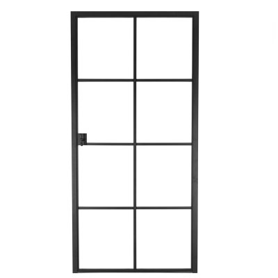 Ferro - classico - 8-glasverderling - 880(b) x 2040(h) mm (deur + kader) - rechts deurkruk model L of T apart bij te bestellen