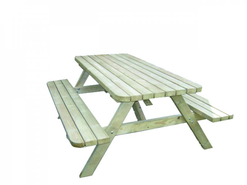 Tafels en banken-tafels-mesa-picknicktafel deluxe 2400 mm