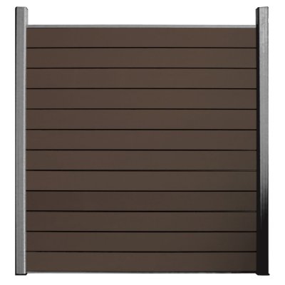 Afsluitingen-wood plastic compound wpc-compo composietschermset anthracite-1730x1800 mm