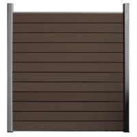 Afsluitingen-wood plastic compound wpc-compo composietschermset anthracite-1730x1800 mm