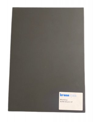 °Worktop Black AF 1 kant Abs 410x63,5 cm