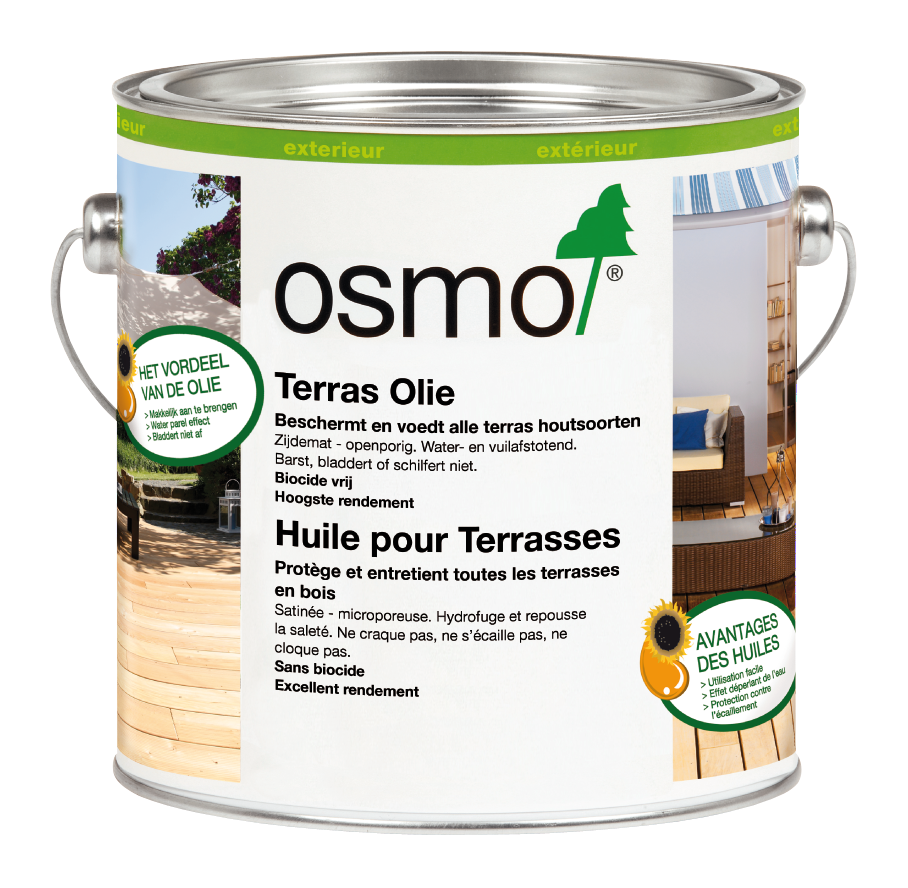 Osmo Terras Olin 7 Teak olie kleurloos 2,50L
