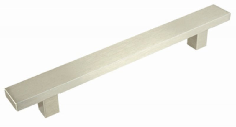 GREEP RECHTHOEK 160MM ALU/RVS-LOOK new