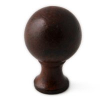 KNOP WARWICK ROND 28mm ROEST