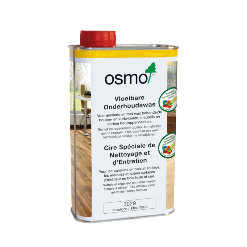 Osmo vloeibare onderhoudswas 3029 1L kleurloos