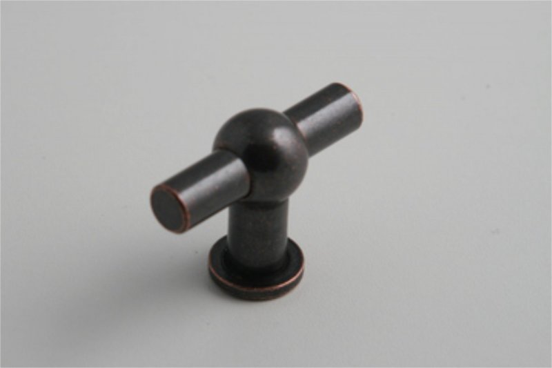 KNOP BRECHT 45/35mm ROOD-KOPER