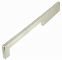 GREEP DRIMO 224MM ALUMINIUM / INOX-LOOK ASYMMETRIS