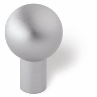 ALUMINIUM KNOP 16MM BOLVORM ALUMINIUM KNOP 16MM BOLVORM