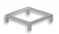 KNOP CHROOM 2x 96MM 104x104x24MM new KNOP CHROOM 2x 96MM 104x104x24MM new