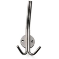 JAS/HOEDHAAK DUBBEL RVS 175x48MM JAS/HOEDHAAK DUBBEL RVS 175x48MM