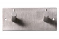 RVS 2 HAKEN MET ACHTERPLAAT RVS 2 HAKEN MET ACHTERPLAAT