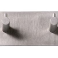 RVS 2 HAKEN MET ACHTERPLAAT RVS 2 HAKEN MET ACHTERPLAAT