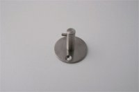 KLEERHANGERHAAK INOX 15MMx40MM SOLID GARDEROBE ne KLEERHANGERHAAK INOX 15MMx40MM SOLID GARDEROBE ne