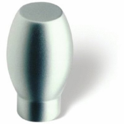 KNOP BULB ZMC MAT-VERCHROOMD 15MM H=26MM