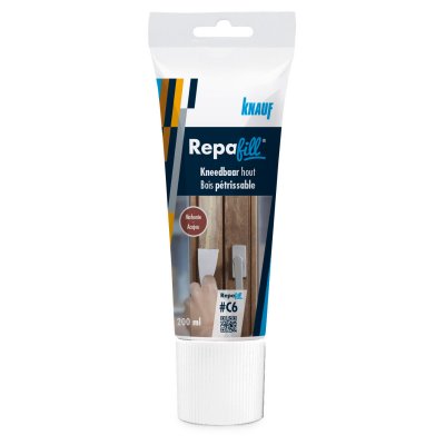 Repafill kneedbaar hout mahonie (pasta) 200 ml