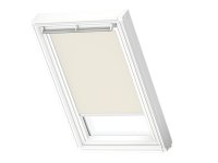 Verduisterende rolgordijn standaard 78x98 witte profielen 1085 beige