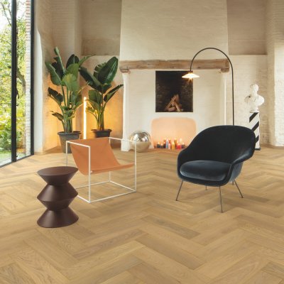 Quickstep Parket EWF Disegno Pure lichte eik extra mat Nature Beige 13,5mm