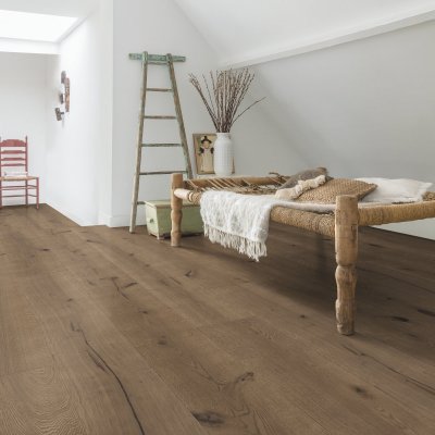 Quickstep Parket EWF Massimo Donkere chocolade eik geolied extra mat Vibrant Dark brown 13,5mm