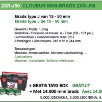 PROMO MINIBRADTOESTEL MET MINIBRADS IN KOFFER