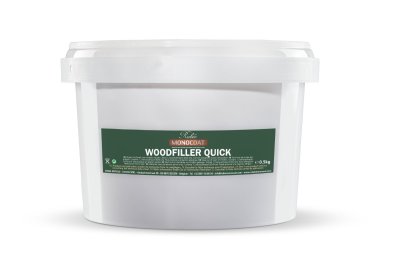 ° RM106604 Rubio Monocoat Woodfiller Quick pot 0,5 kg Dark