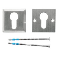 VEILIGHEIDSCYLINDER PLAATJE HDD SQUARE INOX PLUS 1 VEILIGHEIDSCYLINDER PLAATJE HDD SQUARE INOX PLUS 1