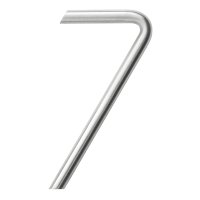 HUISNUMMER ROND 7 INOX PLUS HUISNUMMER ROND 7 INOX PLUS