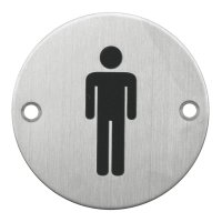 PICTO ROND MAN INOX PLUS PICTO ROND MAN INOX PLUS