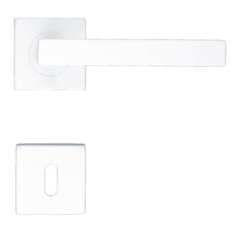 DEURKRUK KUBIC SHAPE 16MM WIT R+E