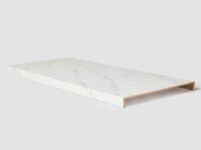 Maestro Steps XXL Dubbele traptrede 56x610x1300mm 00153 White marble