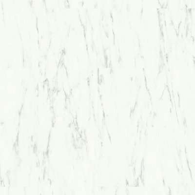 Quickstep LVT Alpha Vinyl Tiles 4 plus 1mm Wit Carrara-marmer White