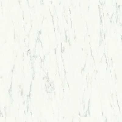Quickstep LVT Alpha Vinyl Tiles 4 plus 1mm Wit Carrara-marmer White