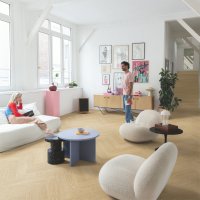 Quickstep LVT Ciro Pure eik blush Beige 6mm