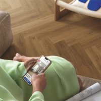 Quickstep  LVT Ciro Botanische karamel eik Dark brown 6mm