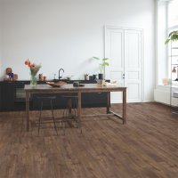 Quickstep LVT Bloom Herfstchocoladebruine eik Dark brown 6mm