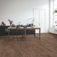 Quickstep  LVT Bloom Herfstchocoladebruine eik Dark brown 6mm