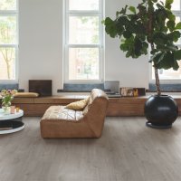 Quickstep  LVT Bloom Katoen cosygrijze eik Dark grey 6mm