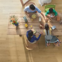 Quickstep LVT Bloom Geborstelde eik honing Natural 6mm