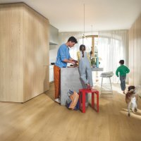 Quickstep  LVT Bloom Geborstelde eik honing Natural 6mm