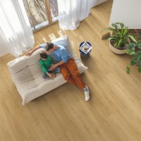 Quickstep LVT Bloom Geborstelde eik honing Natural 6mm