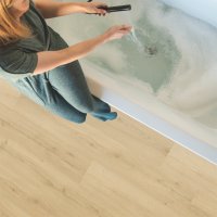 Quickstep LVT Bloom Geborstelde beige eik Natural 6mm