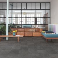 Quickstep LVT Alpha Vinyl Tiles 4mm Zwarte leisteen Black