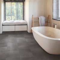 Quickstep LVT Alpha Vinyl Tiles 4 plus 1mm Vulkanische rots Dark grey